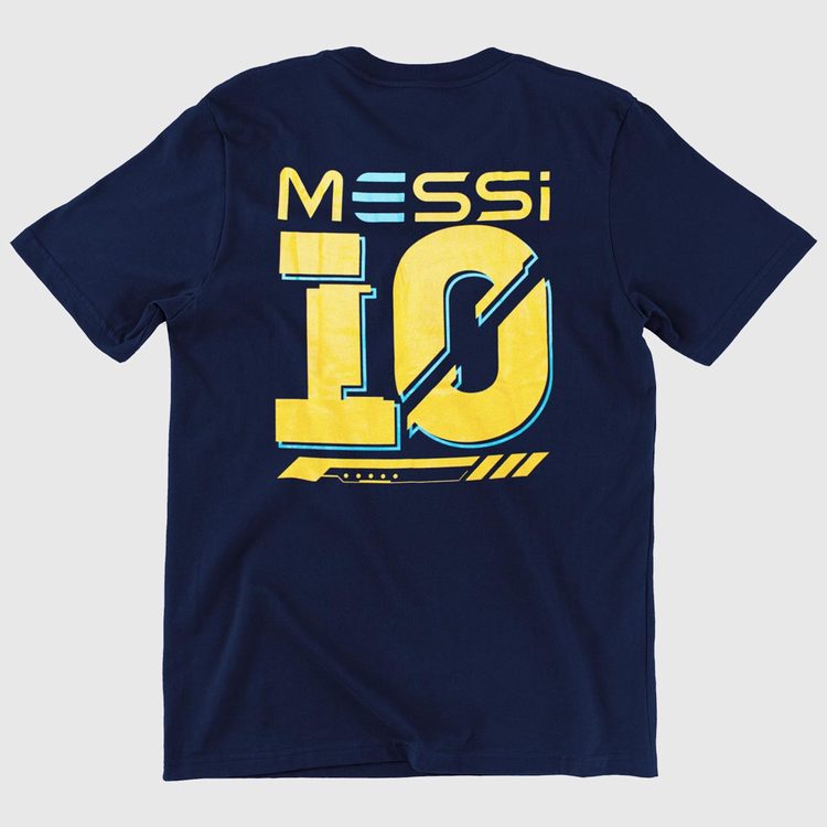 Messi Adult Fit Navy Tee image number 3
